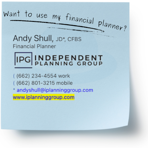 want to use my financial planner